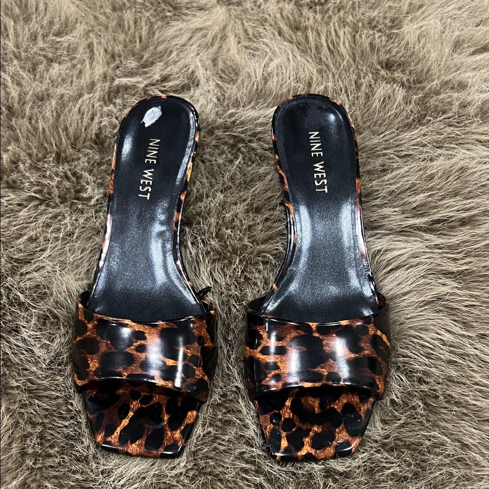 Animal Print Kitten Heels